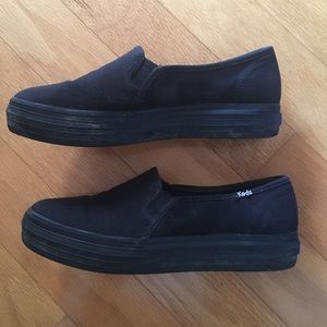 Keds triple decker slip ons